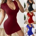 Sleek Allure Bodycon Mini Dress