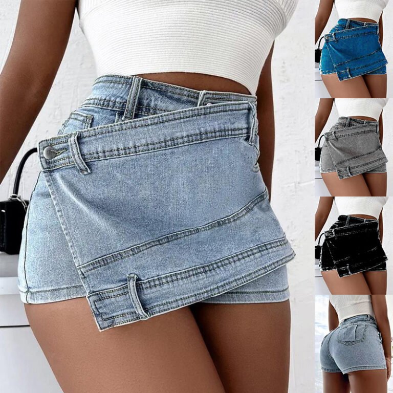 Detail of belt loops and seams