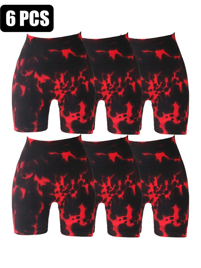 Set of 6 men’s boxer briefs in red camo print FlexForm men’s underwear 6-pack in marble black and electric blue