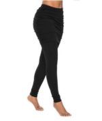 Sculpt & Drape Ruched Skirt Overlay Leggings - Image 4