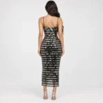 Iridescent Paillette Sequin Black