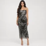 Iridescent Paillette Sequin Black