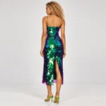 Iridescent Paillette Sequin Green